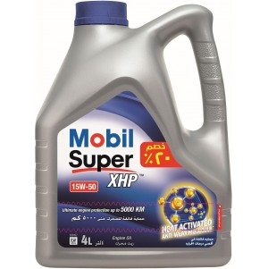 موبيل سوبر اكس اتش بي (15W-50) 4 لتر (خصم)